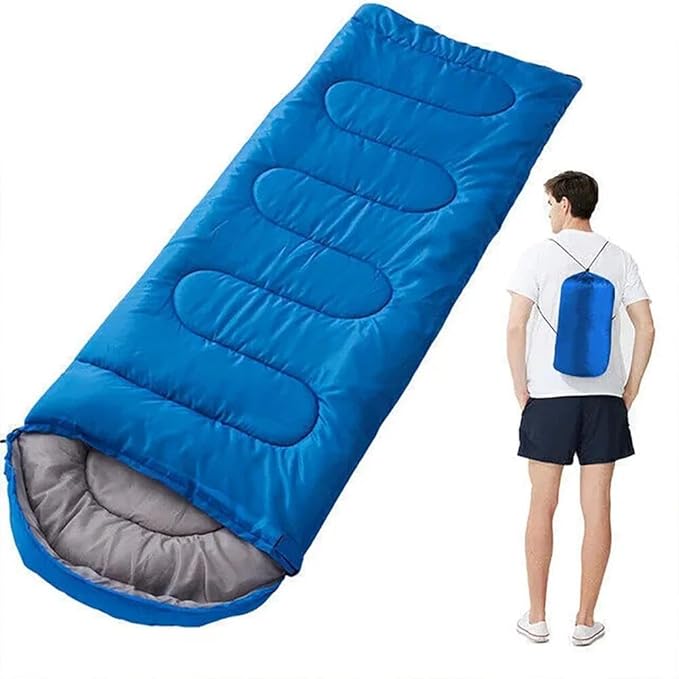2/1× Thick Adult Cold Weather Sleeping Bag for Big &amp Tall Waterproof Winter Bags