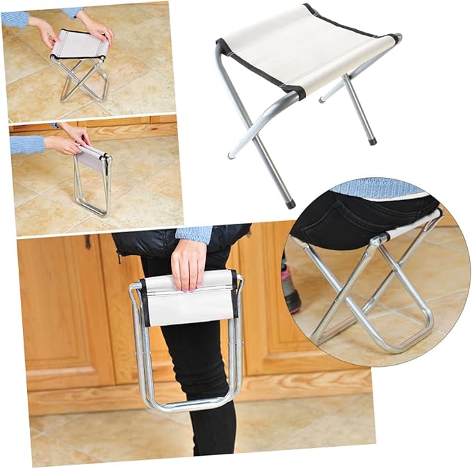 Mipcase Small Stool for Camping Portable Foldable Stool Load Capacity Multi-Functional for Seat Table Footrest Outdoor