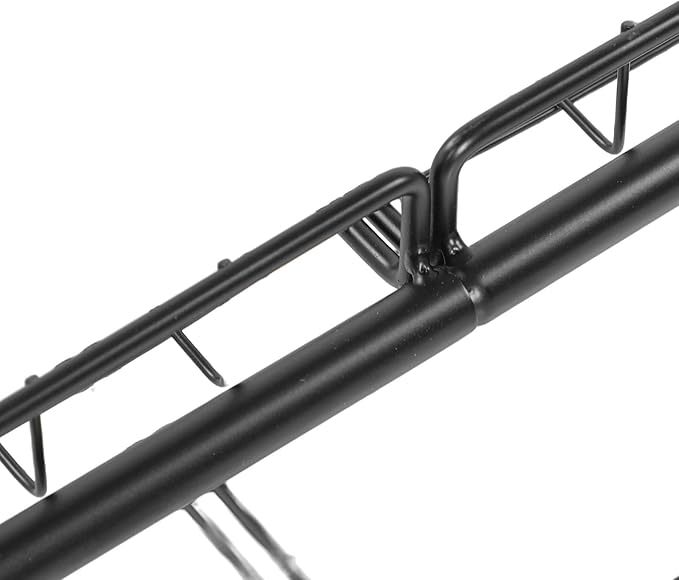 Pssopp Can Organizer Rack 2 Tier Stackable Can Organizer Carbon Steel Adjustable Storage Rack Holds for Canned Food Soda Drink Goods Storage Nan