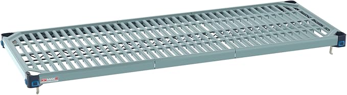 MetroMax Q MQ1848G Plastic Industrial Shelf with Grid Mat 18 x 48