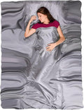 The Friendly Swede Sleeping Bag Liner — Ultralight Polyester or Cold Weather Microfiber Adult Sleep Sack- Camping Sheets - Travel Sleeping Bag with Pocket-Size Stuff Sack