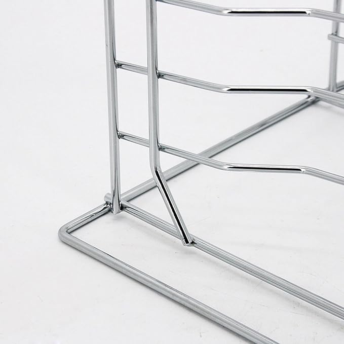 14 Tier Pizza Pan Rack 12x12x27 Inch Metal Organizer for Commercial &amp Home Kitchens Space Saving Ventilation Design
