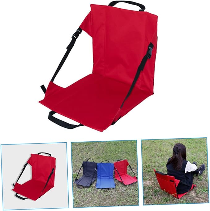 BESPORTBLE Foldable Camping Chair Oxford Cloth Portable Folding Seat Outdoor Folding Garden Seat Comfortable