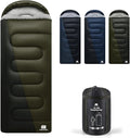 XXL Sleeping Bags for Adults Warm WeatherCamping Sleeping Bag for Kids with Compression Sack4 Season Camping Essentials Gear for HikingTravelingOutdoorBackpackingClimbing
