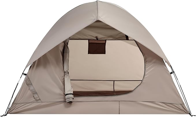 Spacious Waterproof 2/4 Person 4-Season Tent with Big Rain Fly – Versatile Outdoor Camping Tent for Hiking Backpacking and Festivals – Easy Setup &amp Durable Design