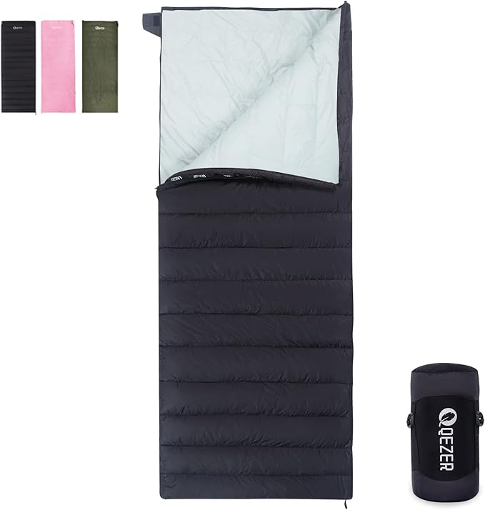 Down Sleeping Bag for Adults Ultralight Wearable Sleeping Bag for Backpacking Can Be Used as a Blanket or Mat
