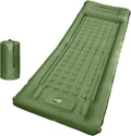 78in x 29in x 5in Camping Sleeping Pad Upgraded Durable Waterproof Compact Traveling Air Mattress Built-in Foot Pump Ultralight Inflatable Sleeping Mat for Backpacking Hiking