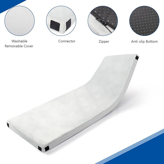Thick Memory Foam Camping Mattress Sleeping Pad Memory Foam Camping Mattress Pad Sleeping Mat Portable Floor Mat Roll Up Mattress for Guests Kids Adult Sleepover