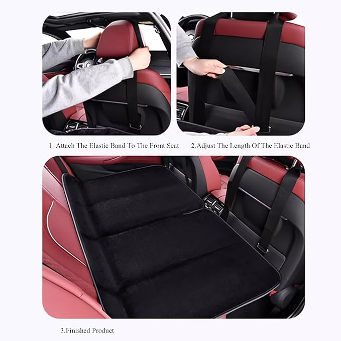 Folding Portable Car Bed MattressNon-Inflatable Car Back Seat BedCar Travel Camping Mattress for Sleeping Car/SUV/Truck