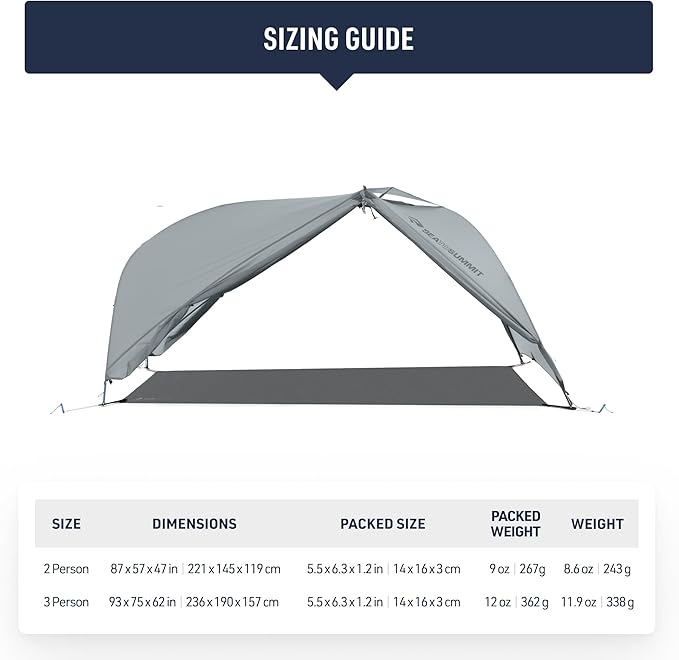 Sea to Summit Telos Lightfoot Tent Footprint 2 Person