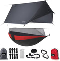 Sunyear Camping Hammock Portable Single &amp Double Hammock with Net 2 Person Hammock Tent with 2 * 10ft Straps Best for Outdoor Hiking Survival Travel