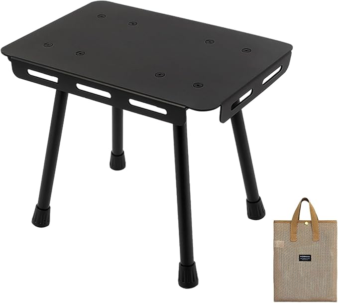 Portable Folding Table - Foldable Camping Table Sturdy Picnic Desk | Multi-Purpose Outdoor Utility Station Lightweight Setup for Beach Hiking Travel Backyard Adventure Dining Events