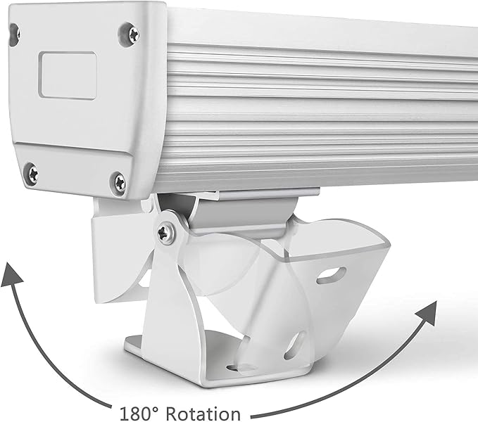 48W Wall Washer Light 39.4in Wall Washer Linear Light 5000K Daylight White Super Bright 4800lm Outdoor wall Washer led Light with US 3-Plug IP65 Waterproof Suitable for Garden Bridge