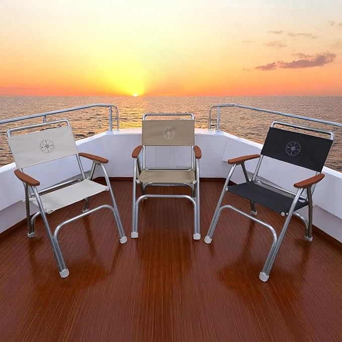 Oceansouth Aluminium Deck Chairs (Grey)