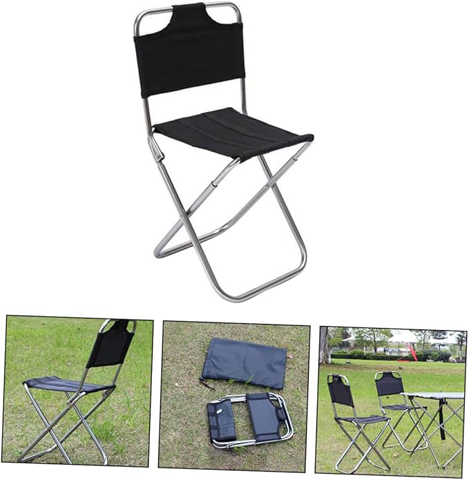 HANABASS Lightweight Folding Stool for Outdoor Activities Convenient Fishing Chair Portable Camping Seat with Sturdy Design for Picnics Barbecues and Hiking