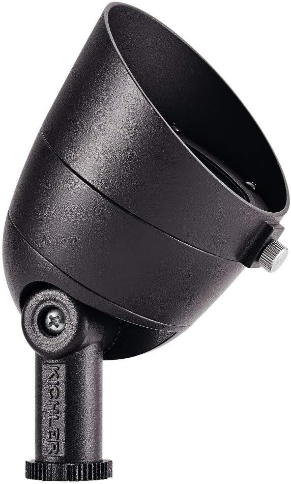 Kichler 16157AZT27 Transitional Accent from Landscape LED Collection Dark Finish 3.50 inches Textured Architectural Bronze