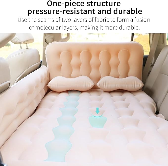 Car Air MattressCamping Air Mattresses for Audi Q5/SQ5 2009 2010 2011 2012 2013 2014 2015 2016 2017 Car Bed Air Mattress with Electric Pump Car Bed for Outdoor and TravelD