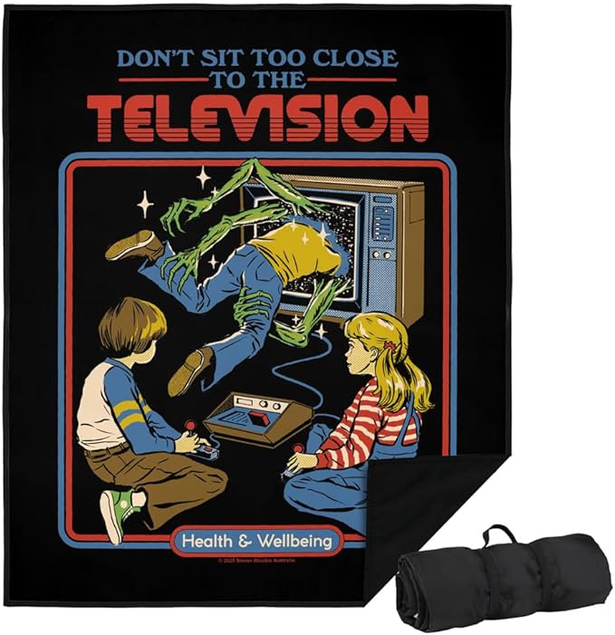 LOGOVISION Steven Rhodes Dont Sit Too Close Outdoor Blanket for Picnic Beach Camping Park Tailgate 50x60