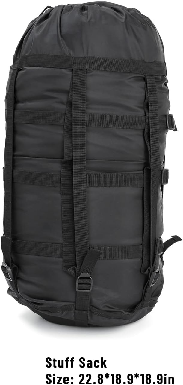 MT Army Military Modular Sleeping Bags System Multi Layered with Bivy Cover for All Season Woodland/Multicam