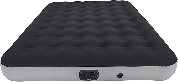 Coleman: River Gorge: 9.5 Queen Airbed - Built-in Battery Air Pump Inflatable Mattress Puncture Guard Durable Design All Terrain Indoor-Outdoor