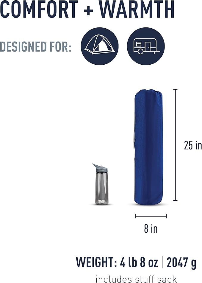 Sea to Summit Comfort Deluxe Self-Inflating Foam Camping Mattress Regular (72 x 25 x 4 inches) - 2021