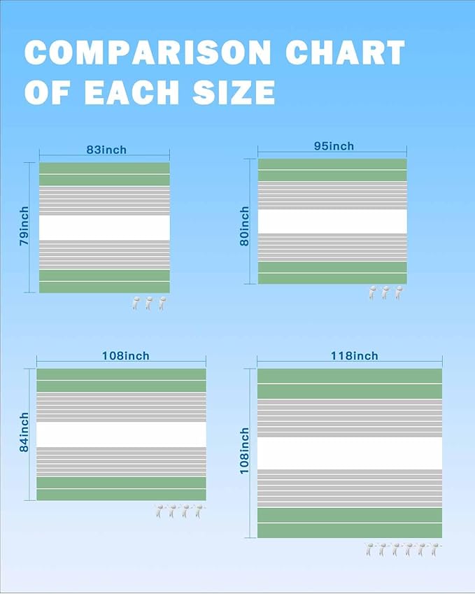 Beach Blanket Waterproof Sandproof Picnic Blanket 83x79 Foldable Beach Mat with Stripe Gradient Simple Fruit Green Gray Pattern for Camping Park Grass Beach Travel