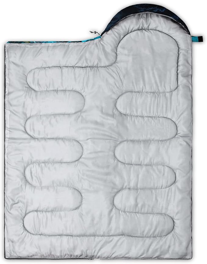 HOSIMA Dear Hunting Pattern Cold Weather Sleeping Bags for Kids AdultsBlack Light Weight Waterproof Sleeping Bags for Outdoors Hiking.