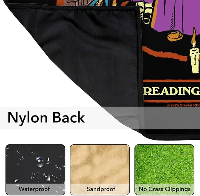 LOGOVISION Steven Rhodes Cult Book Club Outdoor Blanket for Picnic Beach Camping Park Tailgate 50x60