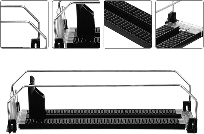 Storage Holders Automatic Rolling Beverage Can Rack Shelf
