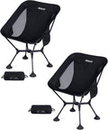 WildCall Ultralight Compact Camping Chair Quick Setup Frame Beach Chair with Anti-Sink Large Feet