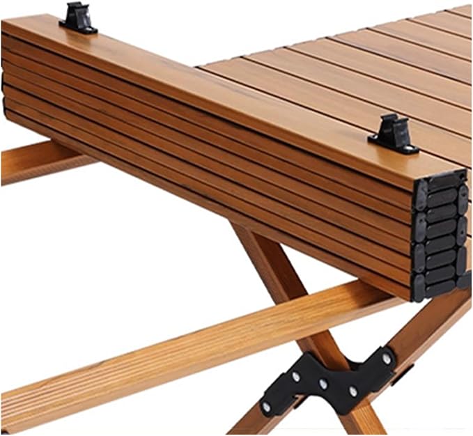 OTHZON Folding Dining Table Mounted Rent House Picnic Table Complimentary Storage Bag Outdoor Folding Table Portable Egg Roll Table Picnic Camping Table Light Gray