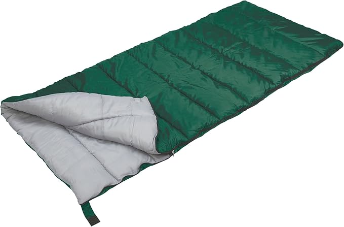 Stansport Scout Rectangular Sleeping Bag (Green 40-Degree)