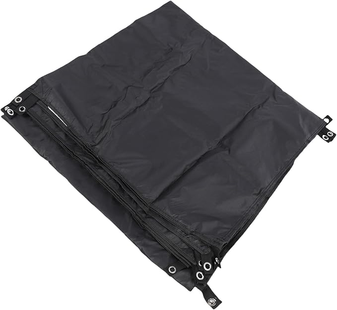 Tent Tarp Multifunctional Rain Proof Sun Proof Camping Awning with Ground Nails Wind Proof Ropes for Outdoor Activities Camping Picnics Polyester Material Lightweight Portable (S)
