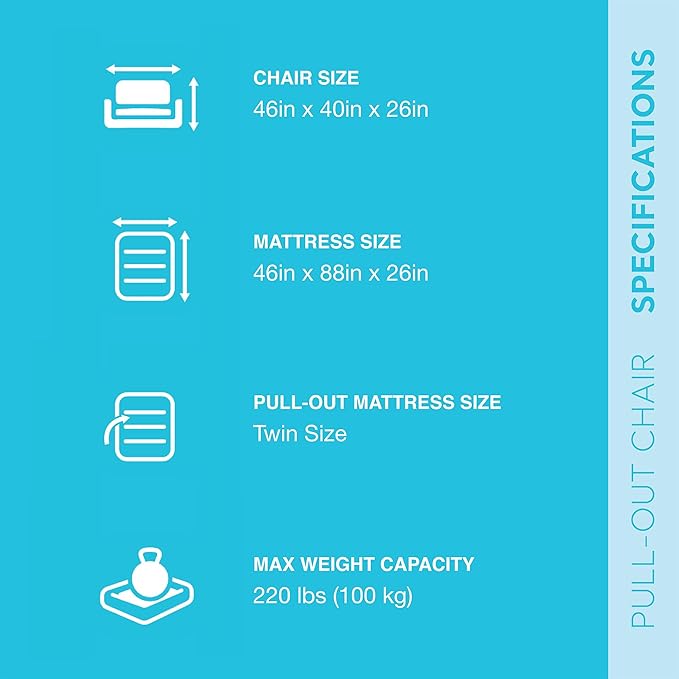 Intex 2 in 1 Inflatable Pull Out Sofa Chair and Twin Air Bed Mattress with Cup Holders for Indoor and Outdoor Use for Adults (3 Pack) Charcoal