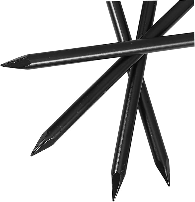 4Pcs Sturdy Metal Garden Stakes Tarp Stakes for Ground for Anchoring Tents Canopies and Landscaping Lightweight and Easy to Use Planting Tools