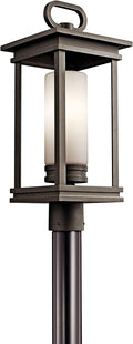 Kichler 49478RZ South Hope Outdoor Post Mount 1-Light Rubbed Bronze