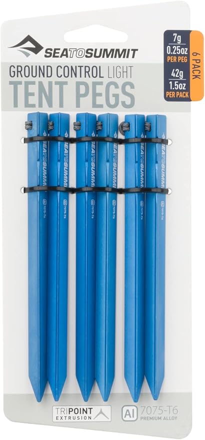 Sea to Summit Ground Control Ultralight Tent Pegs 6-Pack