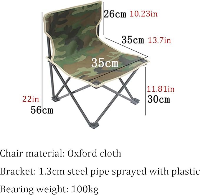 Camping Table Chairs Outdoor Portable Camouflage Table and Chair Set with Handbag and 2 Cup Holders 45x45x40cm