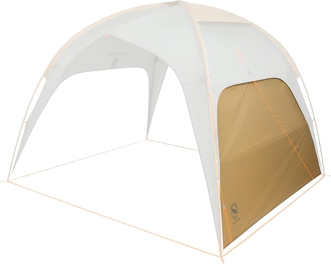 Big Agnes Sage Canyon Shelter Plus Accessory Wall - Camping Tent Accessories Pop Up Sun and Wind Shade Screen
