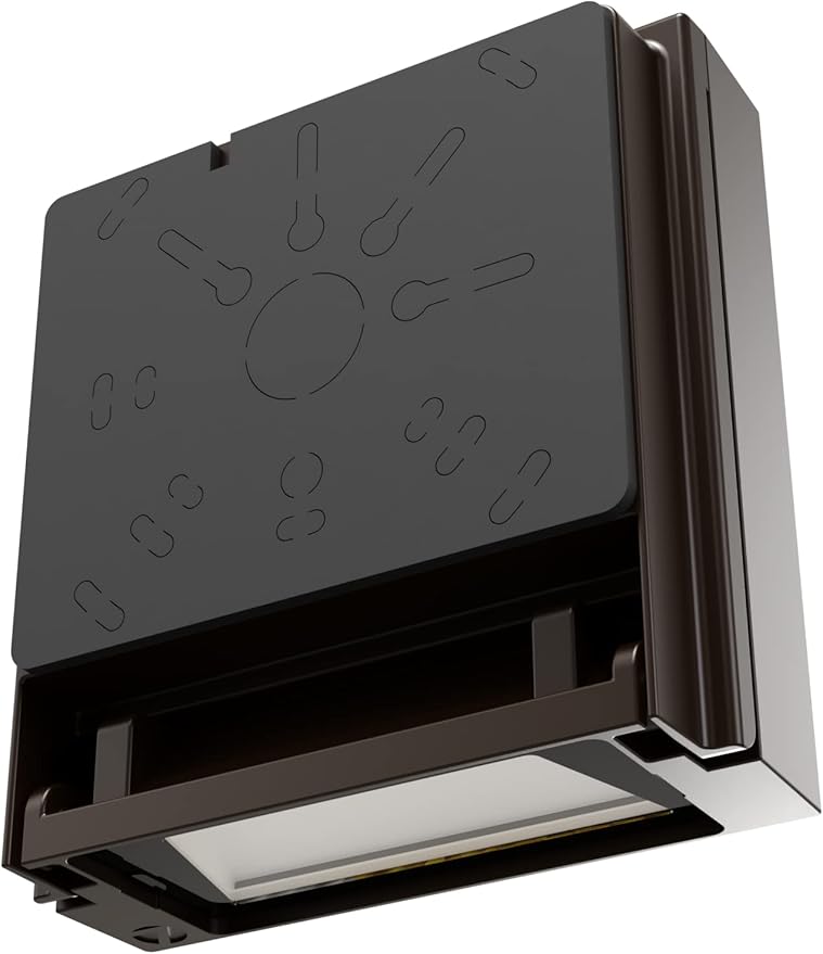 Lithonia Lighting WPX0 LED ALO SWW2 MVOLT PE DDBXD M2 Switchable Outdoor MVOLT Photocell Wallpack Dark Bronze