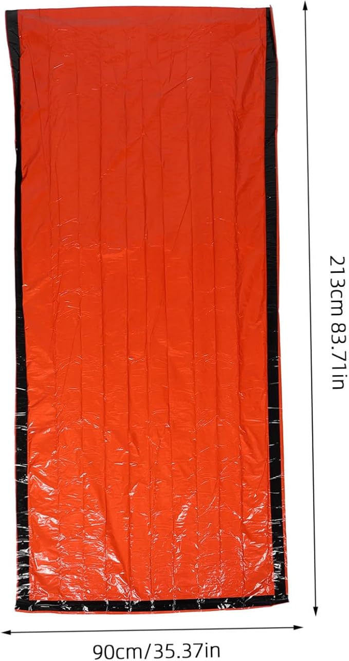 3 Set Outdoor Portable Thermal Emergency Bivy Sack with Compression Storage for Camping Hiking and Survival