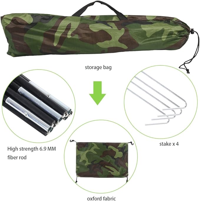 One Person Tent Outdoor up Beach Tent for Outdoor Garden Camping Fishing Picnic with Carry Bag