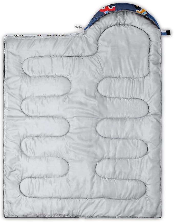 QOOMO Camping Sleeping Bags3 Season Warm &amp Cool WeatherLightweightWaterproof Sleeping Bags for Adults &amp KidsTravelingand OutdoorsCamping Gear Equipment