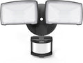 LEPOWER LED Security Lights Motion Sensor Light Outdoor 30W 3200LM Motion Security Light 5500K IP65 Waterproof 2 Head Motion Detector Flood Light for Garage Yard Porch Black (Not Solar Powered)