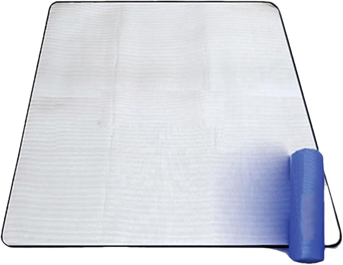 Camping Sleeping Pad Mat Foam Foil Blanket for Camping Foam Pad Insulating Aluminum Foil Mat Tent Pad Thermal Camping Mat Waterproof Aluminum Camping mat Reflecting Heat for Outdoor Camping