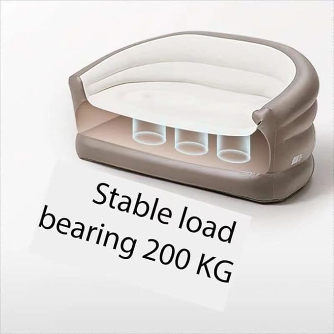 Inflatable Sofa Outdoor Portable Air MattressLying Camping Inflatable Air Recliner Easy to Use Inflatable Sofa