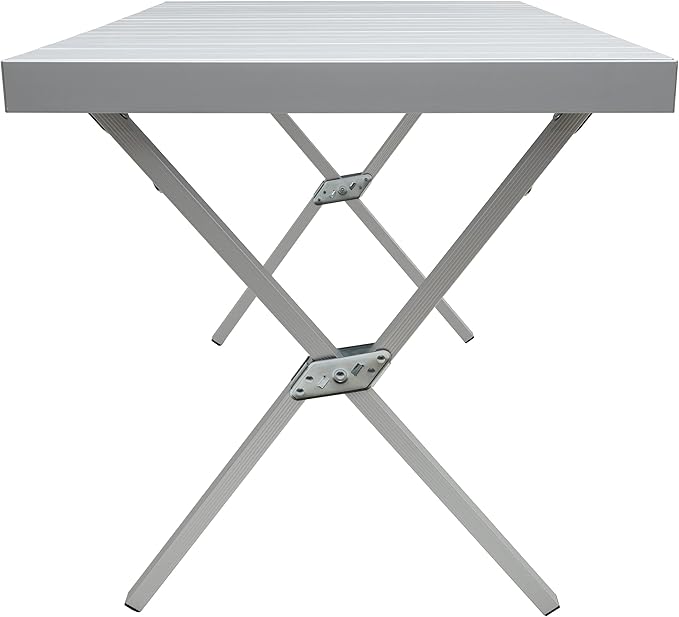 ALPS Mountaineering Folding Camping Table with Smooth Easy-to-Clean Roll Top and Sturdy and Lightweight Aluminum X Frame Shoulder Carry Bag 3 Sizes