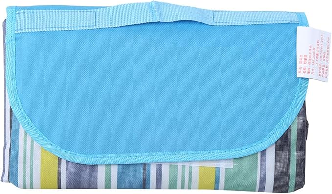 Sand Picnic Blanket | 600D Oxford Cloth for Outdoor/Beach/Camping | Portable Mat with Handle Sand Defense &amp Easy Fold | 200x190cm Large Size for 3-5 People
