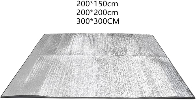 Aluminium Sleeping Mat Camping Mat Waterproof Aluminum Foil Sleeping Pad for Hiking Picnic Outdoor