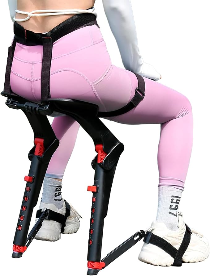 Adjustable Chairless Wearable Invisible Chair Wearable Chair Invisible SeatInvisible Chair Wearable Exoskeleton Human Ergonomics Stool ﻿